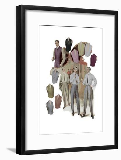 The Right Vest-null-Framed Art Print