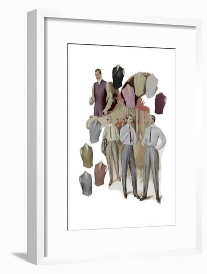 The Right Vest-null-Framed Art Print