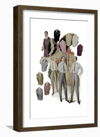 The Right Vest-null-Framed Art Print