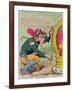 The Rights of Man, or Tommy Paine, the Little American Taylor, Taking the Measure of the Crown…-James Gillray-Framed Giclee Print