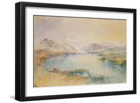 The Rigi, Lake Lucerne-J. M. W. Turner-Framed Giclee Print