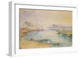 The Rigi, Lake Lucerne-J. M. W. Turner-Framed Giclee Print