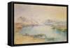 The Rigi, Lake Lucerne-J. M. W. Turner-Framed Stretched Canvas