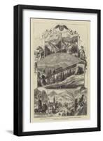 The Rigi Railway, Switzerland-null-Framed Premium Giclee Print