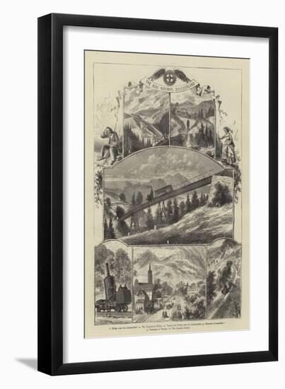 The Rigi Railway, Switzerland-null-Framed Premium Giclee Print