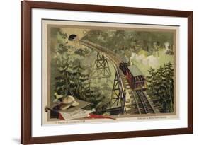 The Rigi Railway, Switzerland-null-Framed Giclee Print