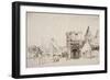 The Rijnpoort at Rhenen in Gelderland, C.1649-Rembrandt van Rijn-Framed Giclee Print