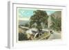The Rincon on Coast Highway, Santa Barbara, California-null-Framed Art Print