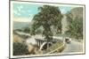 The Rincon on Coast Highway, Santa Barbara, California-null-Mounted Art Print