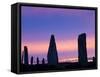 The Ring of Brodgar Standing Stones Orkney Islands Scotland-Peter Adams-Framed Stretched Canvas