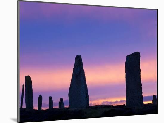 The Ring of Brodgar Standing Stones Orkney Islands Scotland-Peter Adams-Mounted Photographic Print