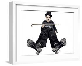 The Rink, Charlie Chaplin, 1916-null-Framed Photo