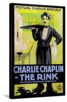The Rink Movie Charlie Chaplin Poster Print-null-Stretched Canvas