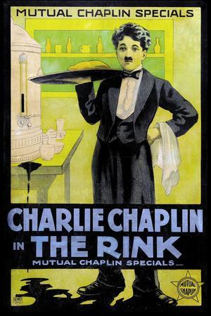189147 Charlie Chaplin The Rink Movie Still Decor Wall Print Poster 