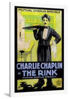 The Rink Movie Charlie Chaplin Poster Print-null-Framed Standard Poster