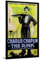 The Rink Movie Charlie Chaplin Poster Print-null-Mounted Standard Poster