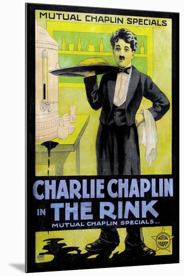 The Rink Movie Charlie Chaplin Poster Print-null-Mounted Standard Poster