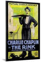 The Rink Movie Charlie Chaplin Poster Print-null-Mounted Poster