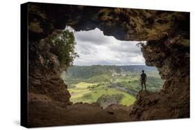 The Rio Grande De Arecibo Valley from Cueva Ventana Atop a Limestone Cliff in Arecibo, Puerto Rico-Carlo Acenas-Stretched Canvas