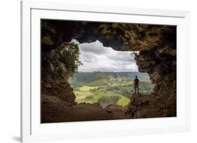 The Rio Grande De Arecibo Valley from Cueva Ventana Atop a Limestone Cliff in Arecibo, Puerto Rico-Carlo Acenas-Framed Photographic Print