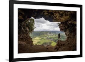 The Rio Grande De Arecibo Valley from Cueva Ventana Atop a Limestone Cliff in Arecibo, Puerto Rico-Carlo Acenas-Framed Photographic Print