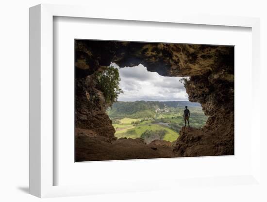 The Rio Grande De Arecibo Valley from Cueva Ventana Atop a Limestone Cliff in Arecibo, Puerto Rico-Carlo Acenas-Framed Photographic Print