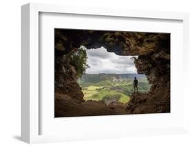 The Rio Grande De Arecibo Valley from Cueva Ventana Atop a Limestone Cliff in Arecibo, Puerto Rico-Carlo Acenas-Framed Photographic Print