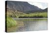 The Rio Grande near Pilar, New Mexico-null-Stretched Canvas