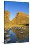 The Rio Grande River at Santa Elena Canyon, Big Bend NP, Texas, Usa-Chuck Haney-Stretched Canvas