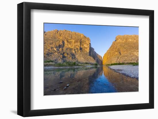 The Rio Grande River at Santa Elena Canyon, Big Bend NP, Texas, Usa-Chuck Haney-Framed Photographic Print