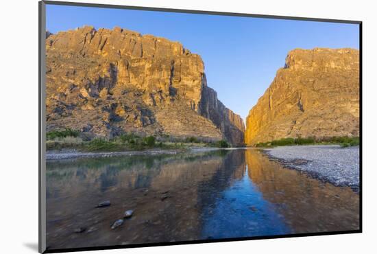 The Rio Grande River at Santa Elena Canyon, Big Bend NP, Texas, Usa-Chuck Haney-Mounted Photographic Print