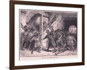 The Riot at Dover Ad 1051-Francois Edouard Zier-Framed Giclee Print