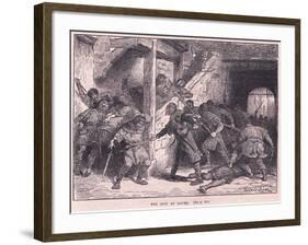 The Riot at Dover Ad 1051-Francois Edouard Zier-Framed Giclee Print