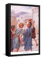 The Riot at Ephesus-Arthur A. Dixon-Framed Stretched Canvas