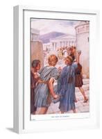 The Riot at Ephesus-Arthur A. Dixon-Framed Giclee Print