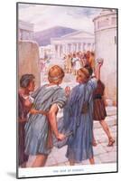 The Riot at Ephesus-Arthur A. Dixon-Mounted Giclee Print