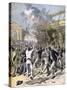 The Riot in Bordeaux, Aquitaine, 1891-Henri Meyer-Stretched Canvas