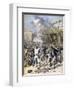 The Riot in Bordeaux, Aquitaine, 1891-Henri Meyer-Framed Giclee Print