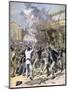 The Riot in Bordeaux, Aquitaine, 1891-Henri Meyer-Mounted Giclee Print