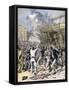 The Riot in Bordeaux, Aquitaine, 1891-Henri Meyer-Framed Stretched Canvas