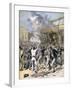 The Riot in Bordeaux, Aquitaine, 1891-Henri Meyer-Framed Giclee Print