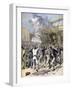 The Riot in Bordeaux, Aquitaine, 1891-Henri Meyer-Framed Giclee Print