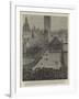 The Riot in Trafalgar Square, 13 November 1887-null-Framed Giclee Print