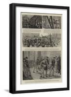 The Riot in Trafalgar Square-Charles Joseph Staniland-Framed Giclee Print
