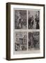 The Rioting in Paris, Scenes in the Streets on Sunday-William Henry Pike-Framed Giclee Print