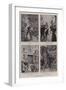 The Rioting in Paris, Scenes in the Streets on Sunday-William Henry Pike-Framed Giclee Print