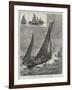 The Riots at Ostends of English and Belgian Fishing-Boats-null-Framed Giclee Print