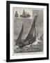 The Riots at Ostends of English and Belgian Fishing-Boats-null-Framed Giclee Print