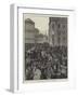 The Riots in Belfast, the Island Men Going Up North-Street-William Heysham Overend-Framed Giclee Print