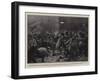 The Riots in Brussels, a Fight in the Avenue Louise-Frederic De Haenen-Framed Giclee Print